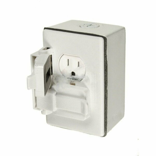 American Imaginations 125V Rectangle Beige Duplex Outlet Wall Mount AI-37515